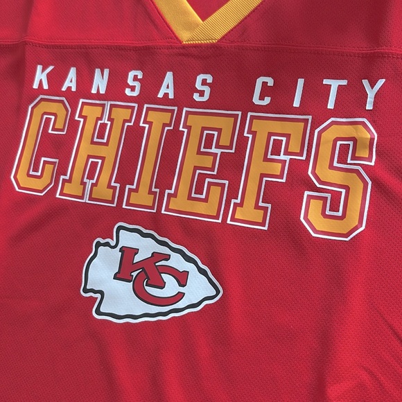 Lot of 2x NWT [Nike] & [NFL] Kansas City Chiefs NFL Jersey & Shirt Youth L 14/16 - Picture 12 of 13